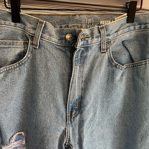 George Ripped Light Blue Jeans - Picture 3 of 9